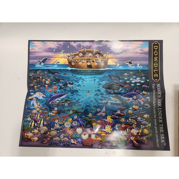 NEW Dowdle Jigsaw Puzzle Noah's Ark Under The Sea 500 Pieces - Picture 2 of 4